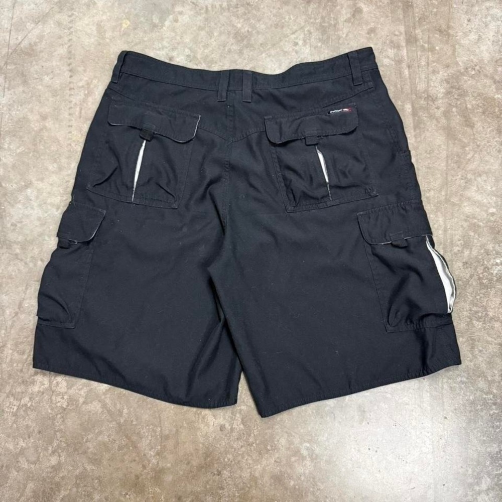 Y2K Tony Hawk Black Skater Cargo‎ Shorts Size 36 - Picture 2 of 7